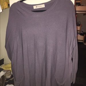 Purple oversized sweater